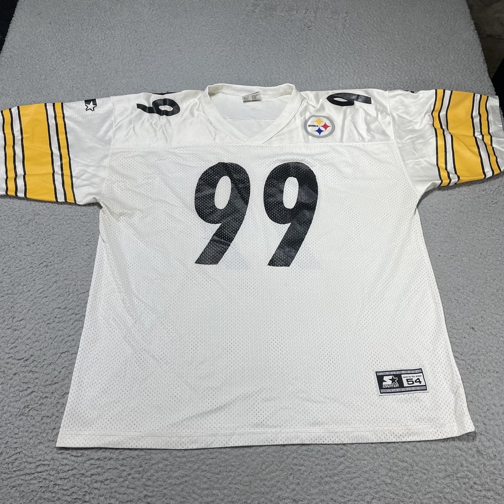 Vintage Pittsburgh Steelers Jersey Mens 54 NFL Football‎ Kirkland 99 Starter 90s